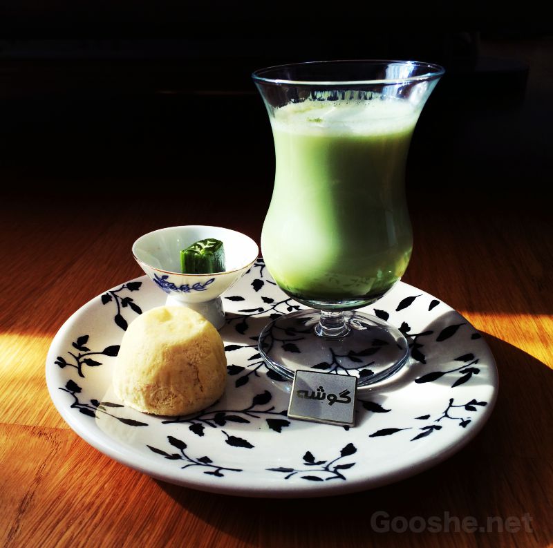 Matcha green tea latte_Gooshe