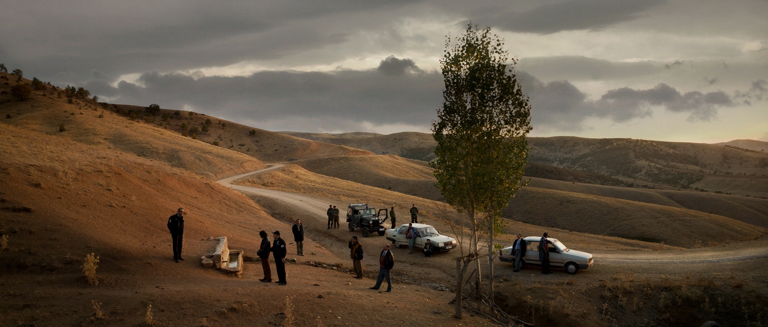 A scene from Nuri Bilge Ceylan?s ONCE UPON A TIME IN ANATOLIA.  Courtesy of Cinema Guild.