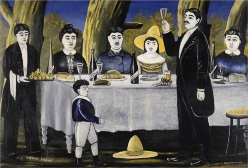 Tradition-Niko -Pirosmani-Family-Feast-1907