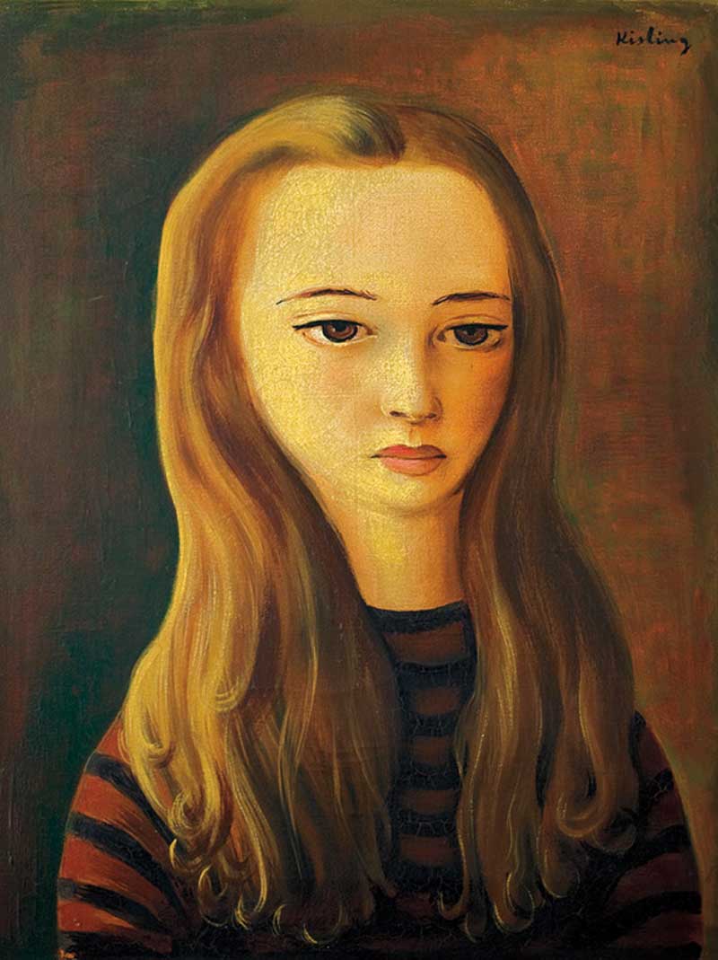 Young girl with long hair - 1942