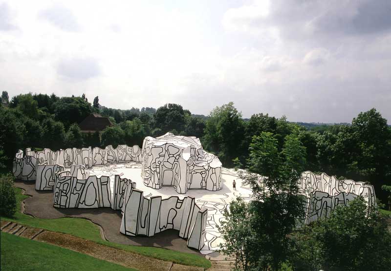 Jean-Dubuffet-Closerie-Falbala-1969-1973-1610m2-Dubuffet-Foundation-Perigny-sur-Yerres-France