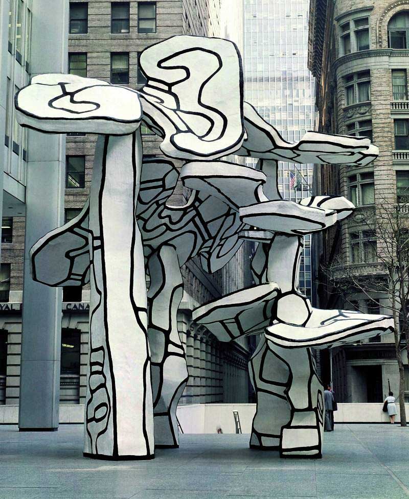 Jean-Dubuffet-Group-of-four-trees-1970-1972-12-m-Chase-Manhattan-Plaza-New-York