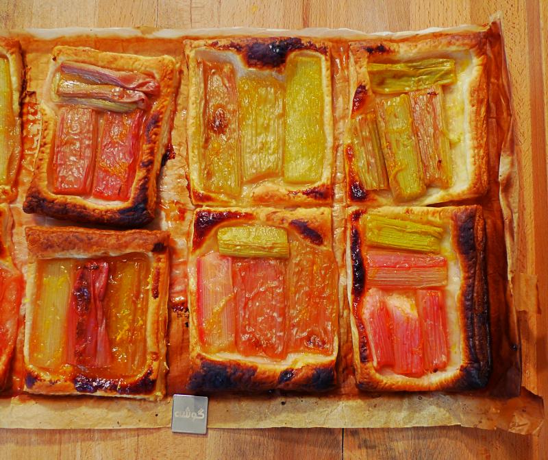 rhubarb tart