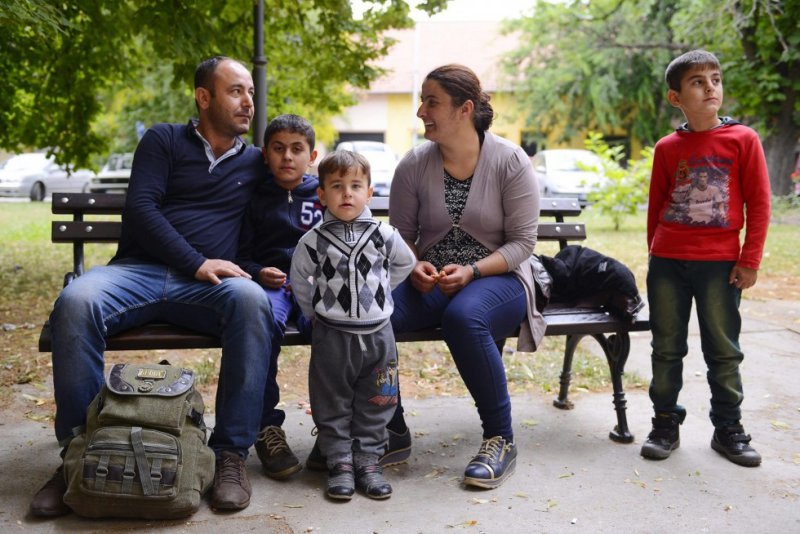 خانواده مهاجر سوری در صربستان